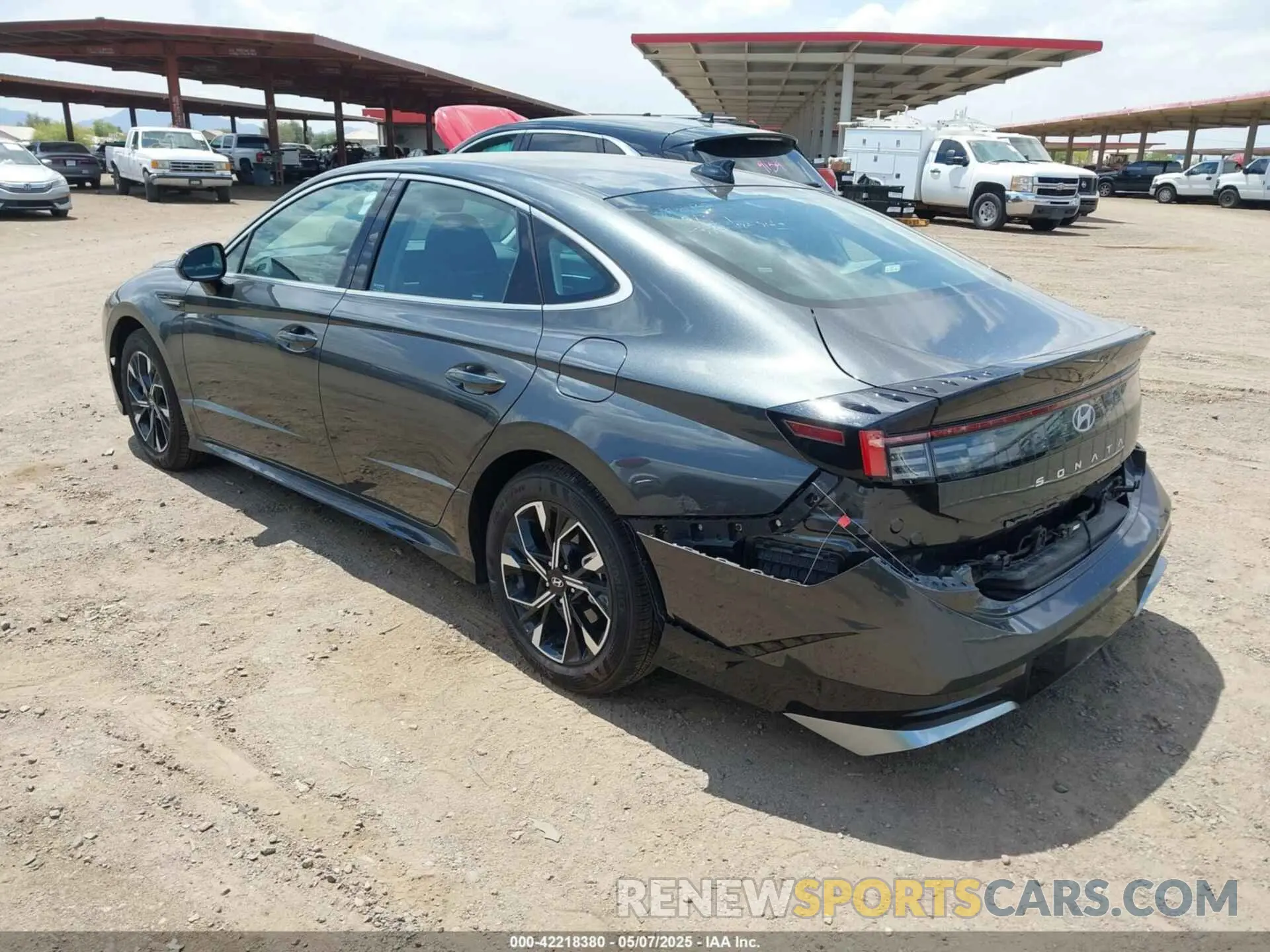 3 Photograph of a damaged car KMHL64JA2SA453443 HYUNDAI SONATA 2025