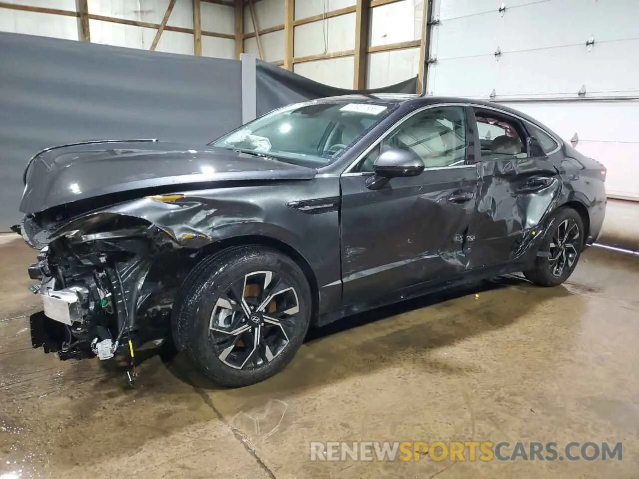 1 Photograph of a damaged car KMHL64JA2SA462403 HYUNDAI SONATA 2025