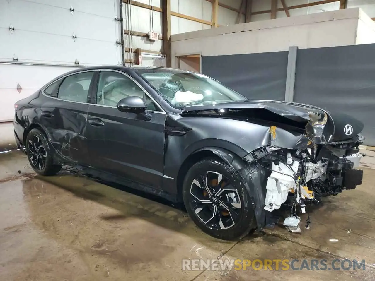 4 Photograph of a damaged car KMHL64JA2SA462403 HYUNDAI SONATA 2025