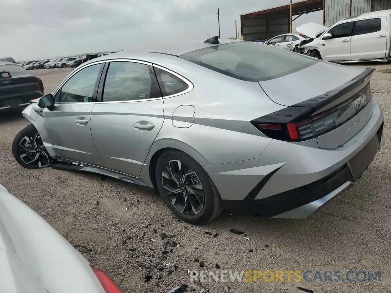 2 Photograph of a damaged car KMHL64JA3SA454827 HYUNDAI SONATA 2025