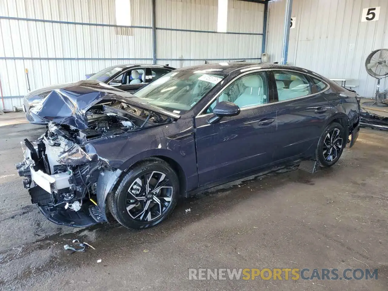 1 Photograph of a damaged car KMHL64JA4SA459406 HYUNDAI SONATA 2025