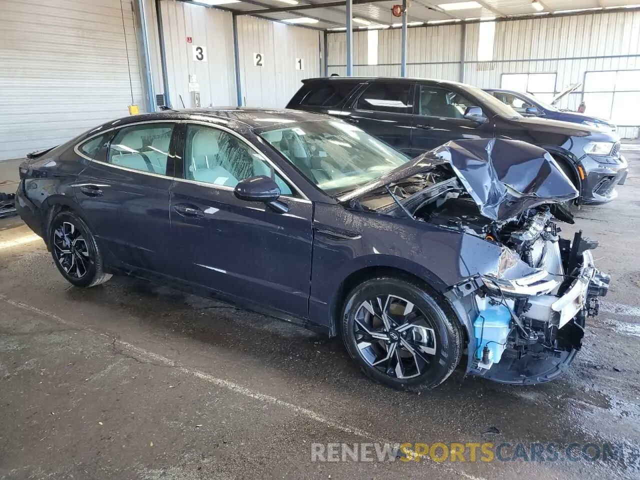 4 Photograph of a damaged car KMHL64JA4SA459406 HYUNDAI SONATA 2025
