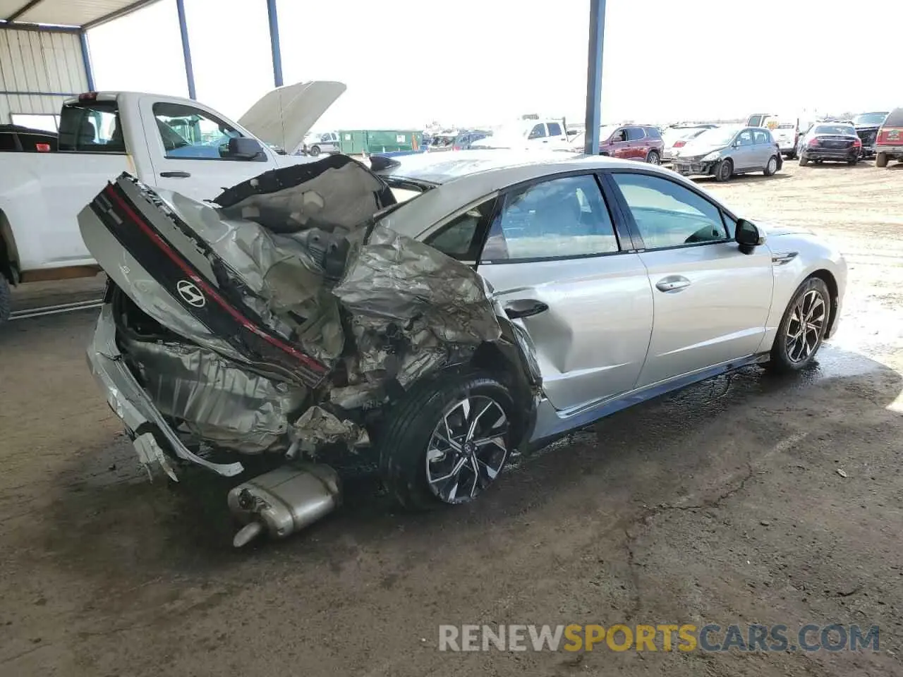 3 Photograph of a damaged car KMHL64JA5SA459284 HYUNDAI SONATA 2025