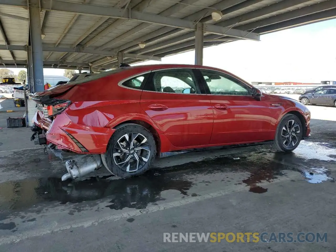 3 Photograph of a damaged car KMHL64JA6SA436659 HYUNDAI SONATA 2025