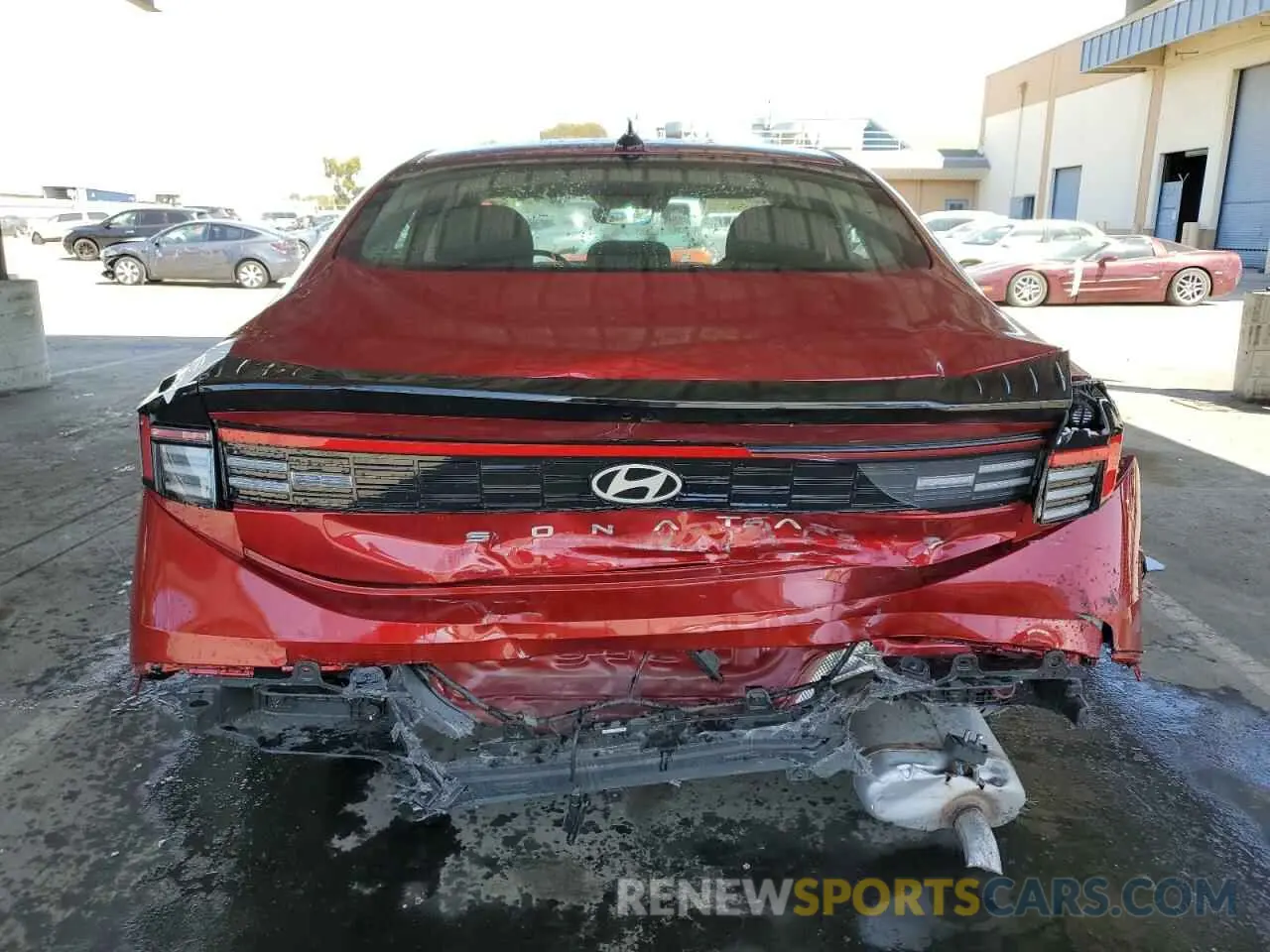 6 Photograph of a damaged car KMHL64JA6SA436659 HYUNDAI SONATA 2025