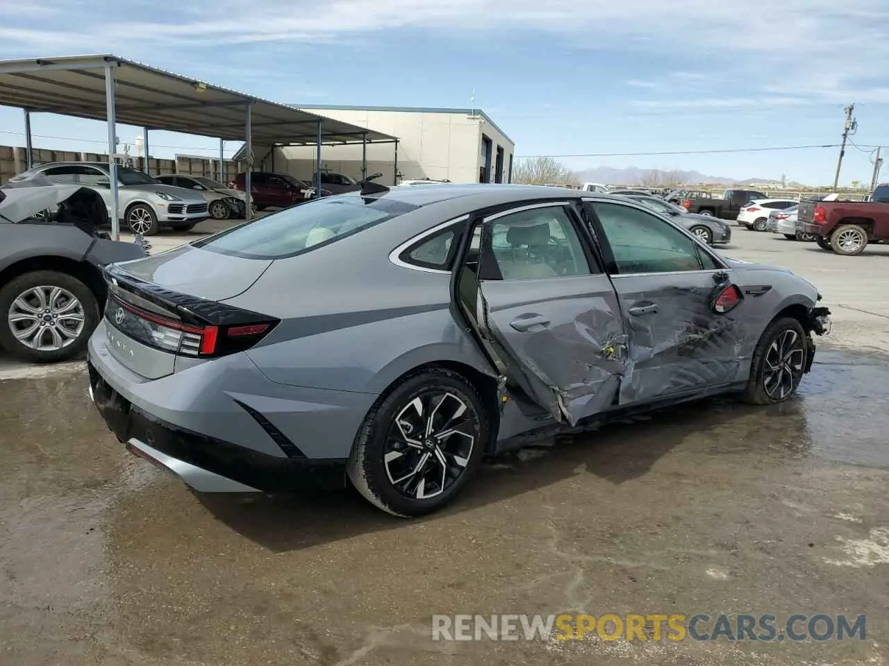 3 Photograph of a damaged car KMHL64JA6SA441859 HYUNDAI SONATA 2025