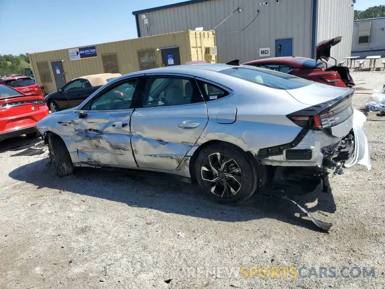 2 Photograph of a damaged car KMHL64JA7SA447184 HYUNDAI SONATA 2025