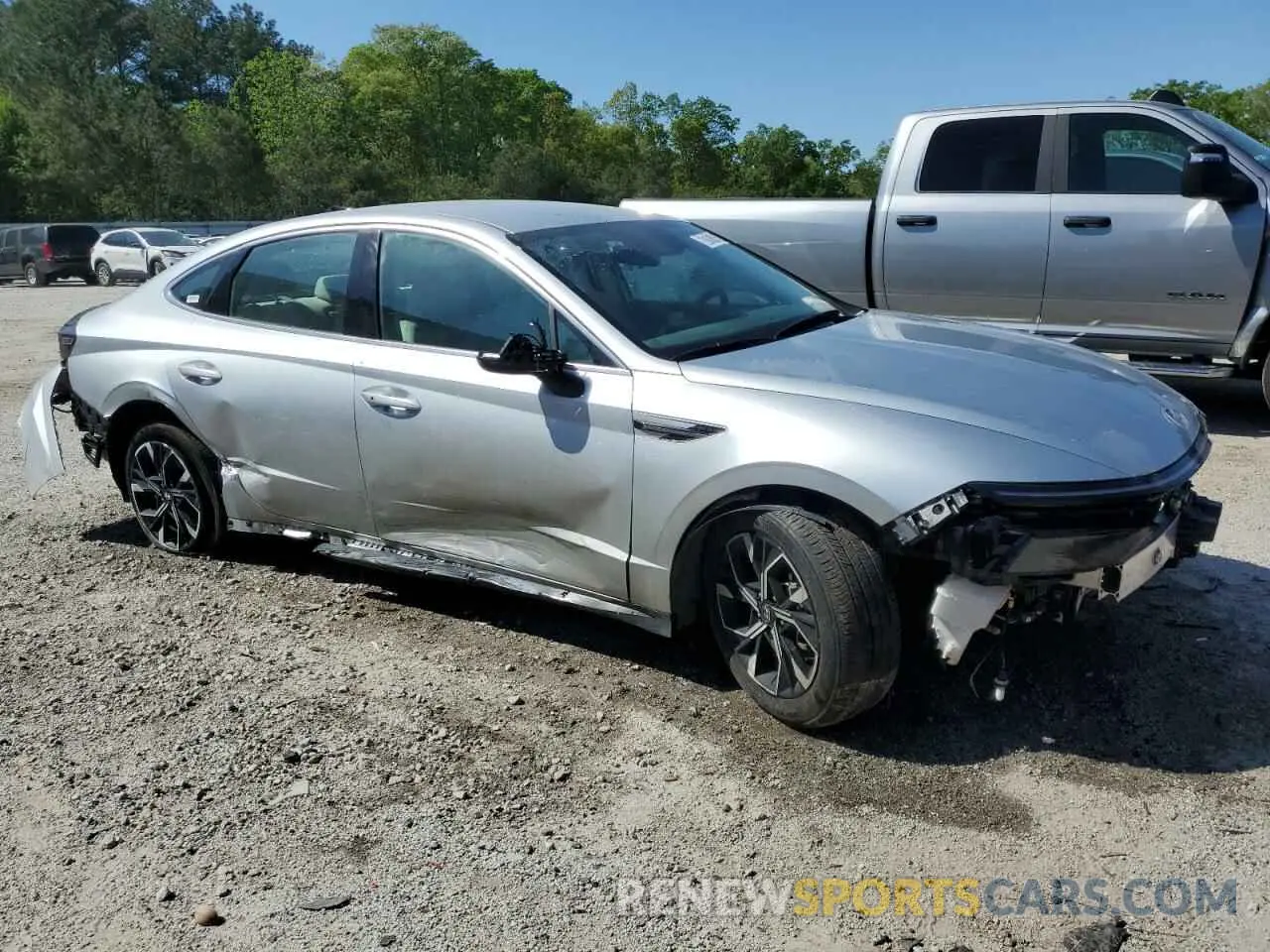 4 Photograph of a damaged car KMHL64JA7SA447184 HYUNDAI SONATA 2025