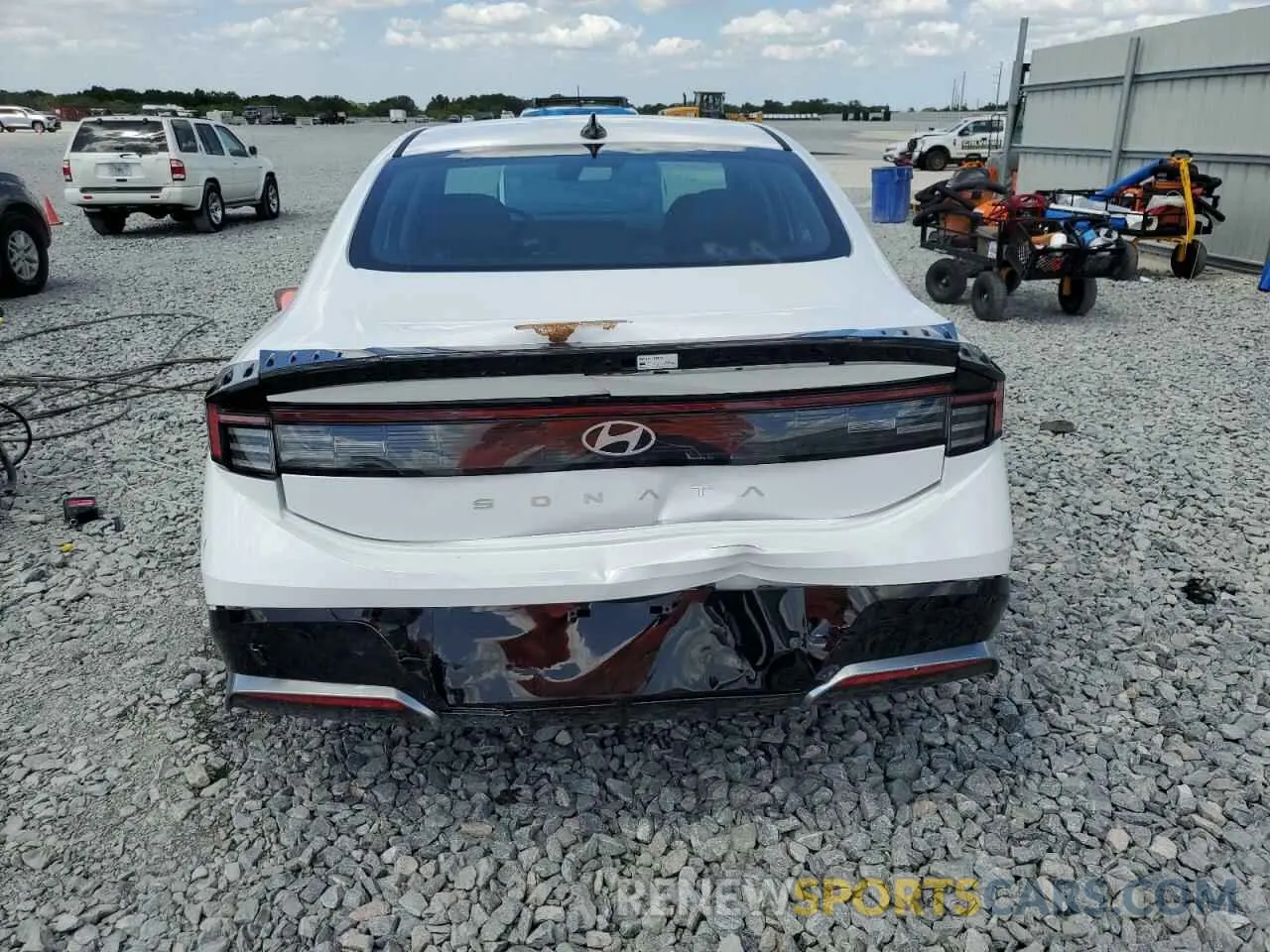 6 Photograph of a damaged car KMHL64JA7SA449890 HYUNDAI SONATA 2025