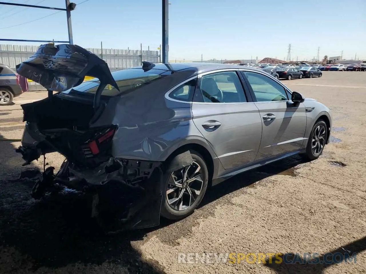 3 Photograph of a damaged car KMHL64JA7SA453714 HYUNDAI SONATA 2025