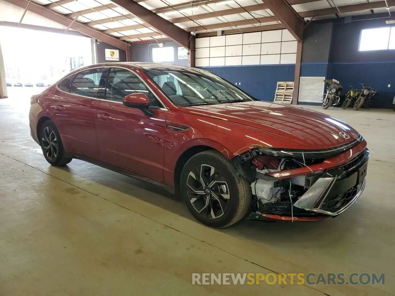 4 Photograph of a damaged car KMHL64JA8SA446951 HYUNDAI SONATA 2025