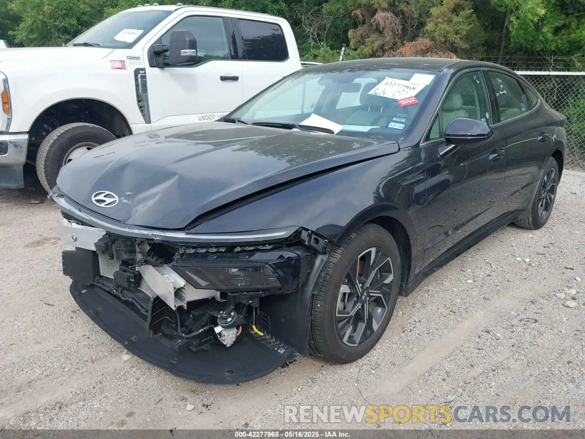 2 Photograph of a damaged car KMHL64JA8SA460753 HYUNDAI SONATA 2025
