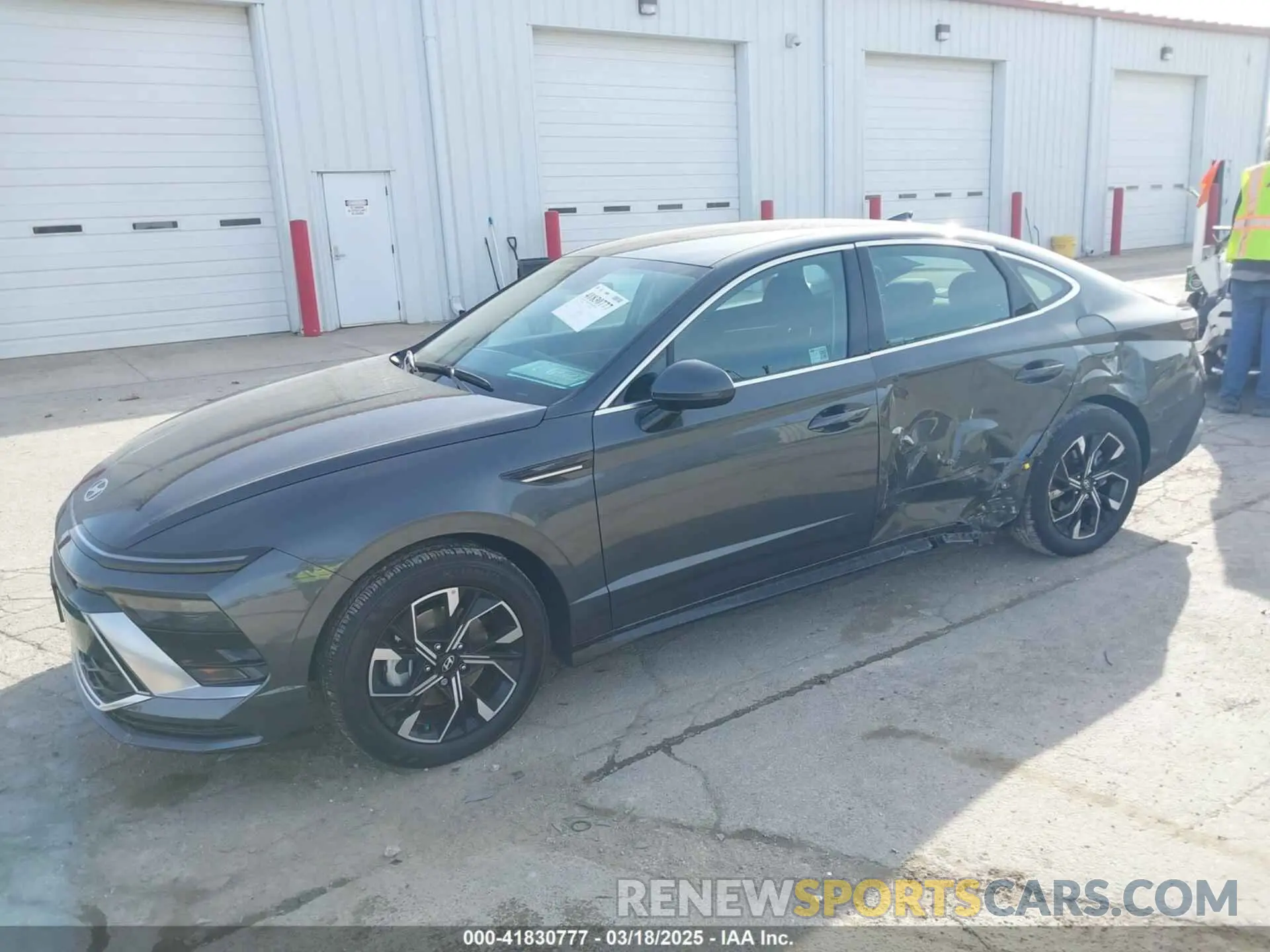 2 Photograph of a damaged car KMHL64JA8SA465774 HYUNDAI SONATA 2025
