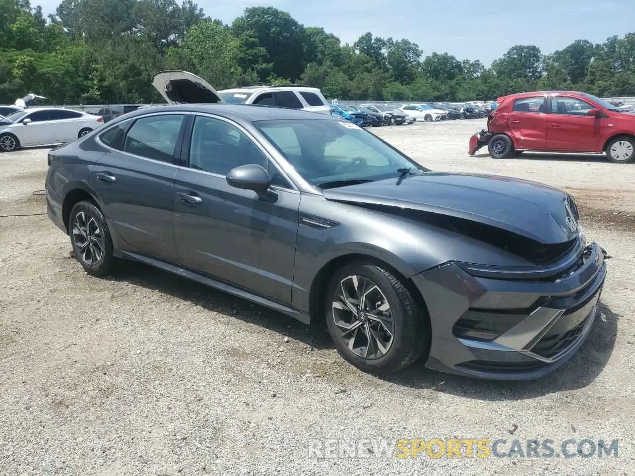 4 Photograph of a damaged car KMHL64JAXSA448037 HYUNDAI SONATA 2025