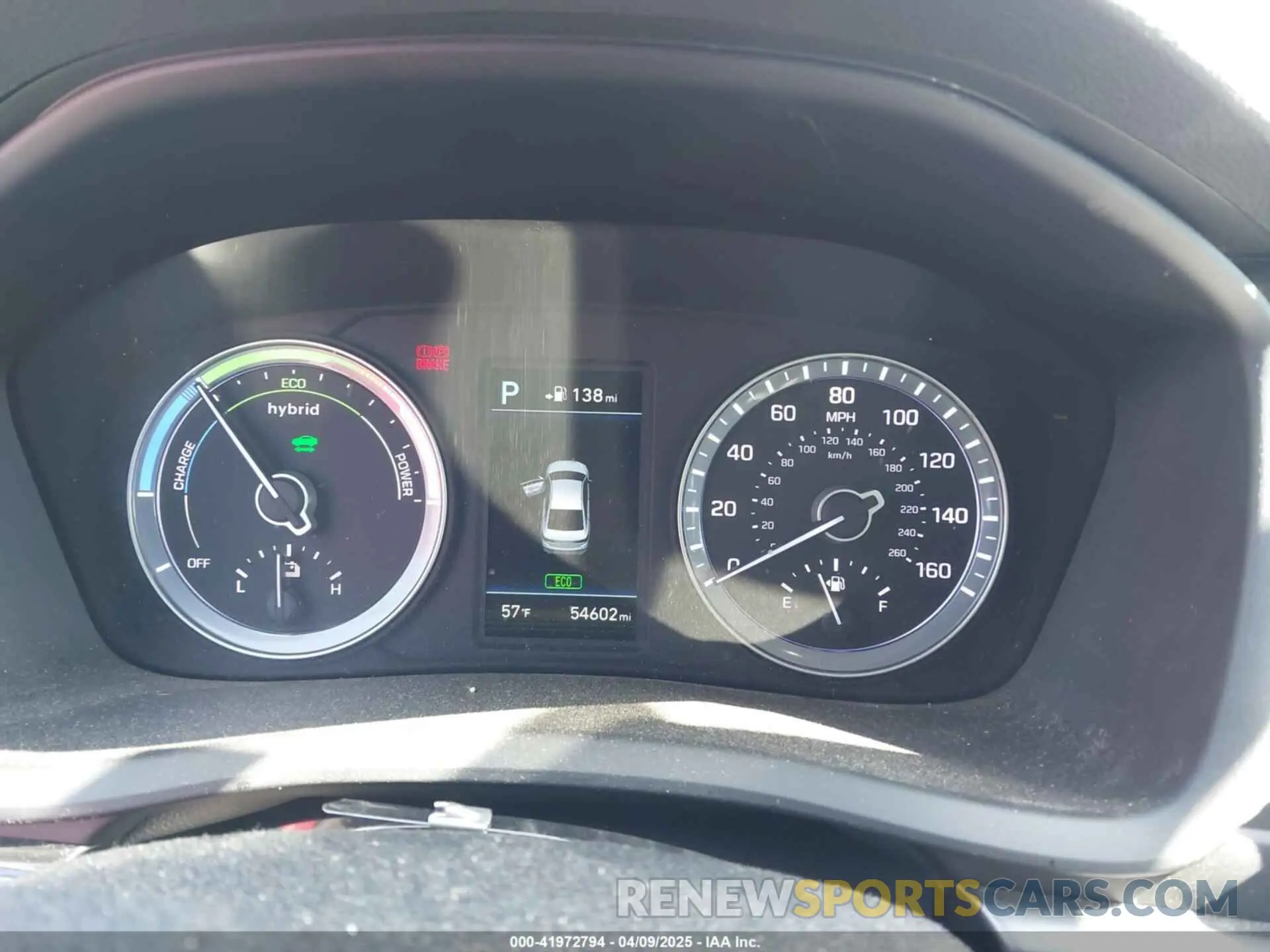 7 Photograph of a damaged car KMHE34L32KA090514 HYUNDAI SONATA HYBRID 2019
