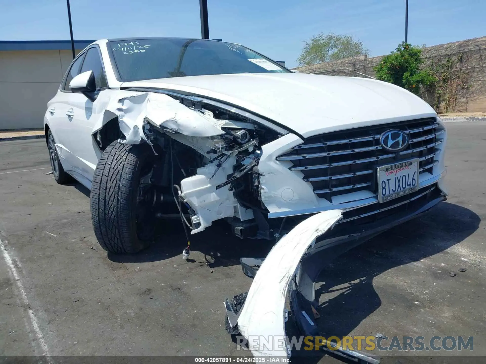 6 Photograph of a damaged car KMHL54JJ1LA012388 HYUNDAI SONATA HYBRID 2020