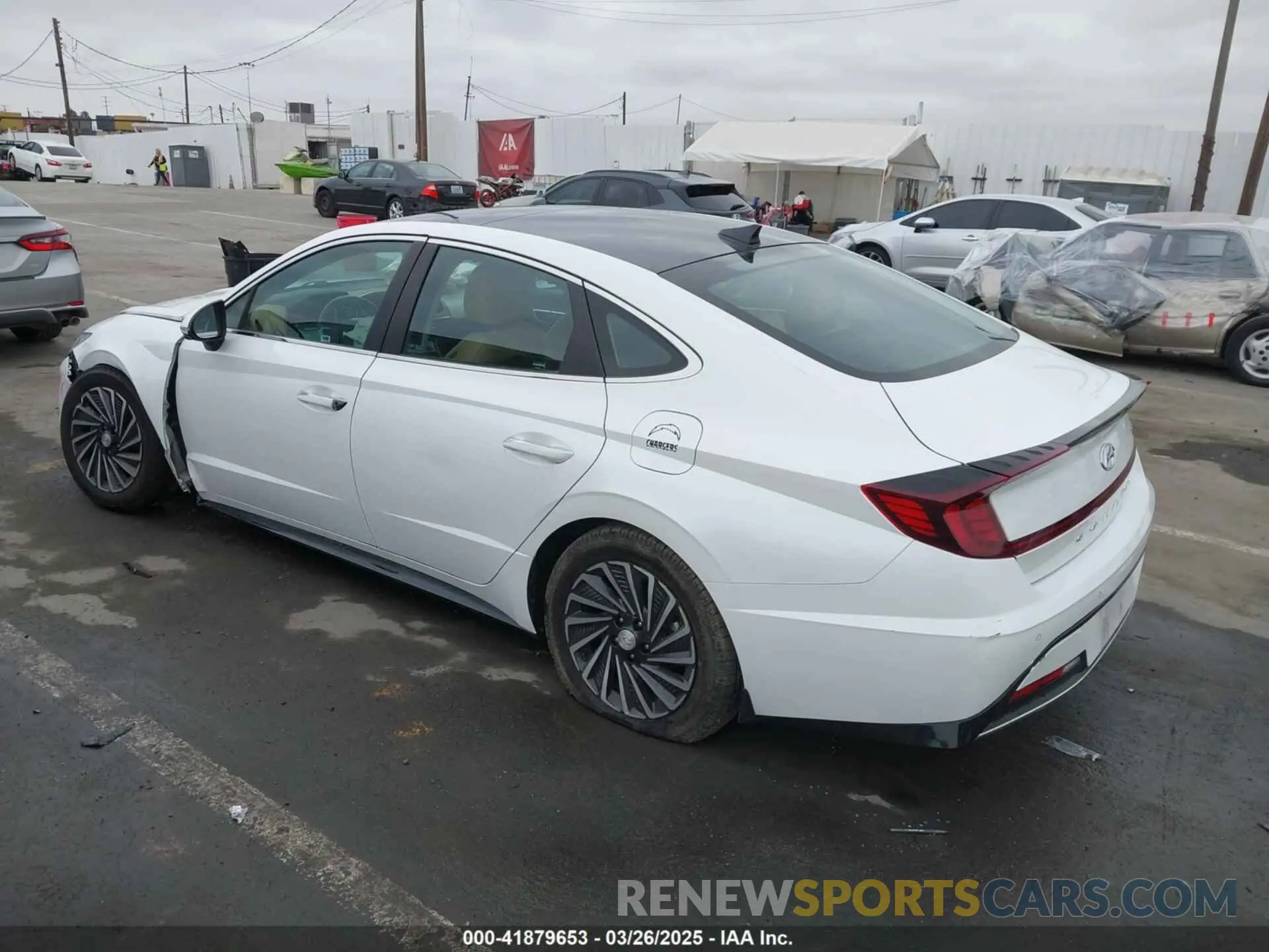3 Photograph of a damaged car KMHL54JJ1LA016229 HYUNDAI SONATA HYBRID 2020