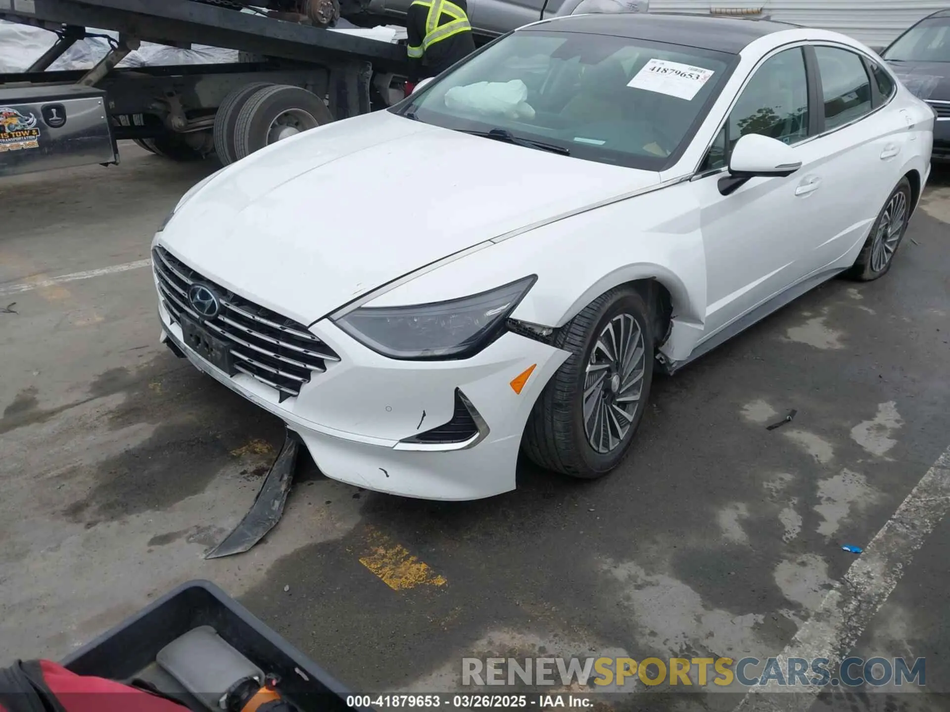 6 Photograph of a damaged car KMHL54JJ1LA016229 HYUNDAI SONATA HYBRID 2020