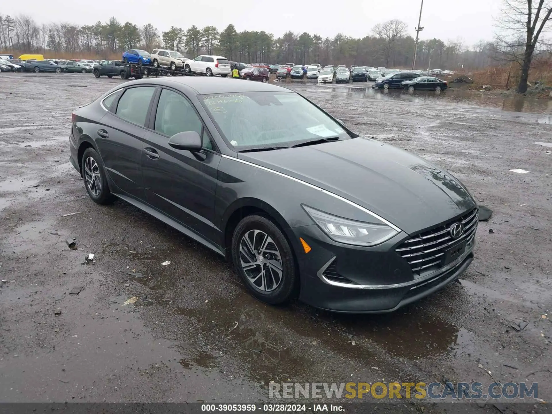 1 Photograph of a damaged car KMHL24JJ1NA049873 HYUNDAI SONATA HYBRID 2022