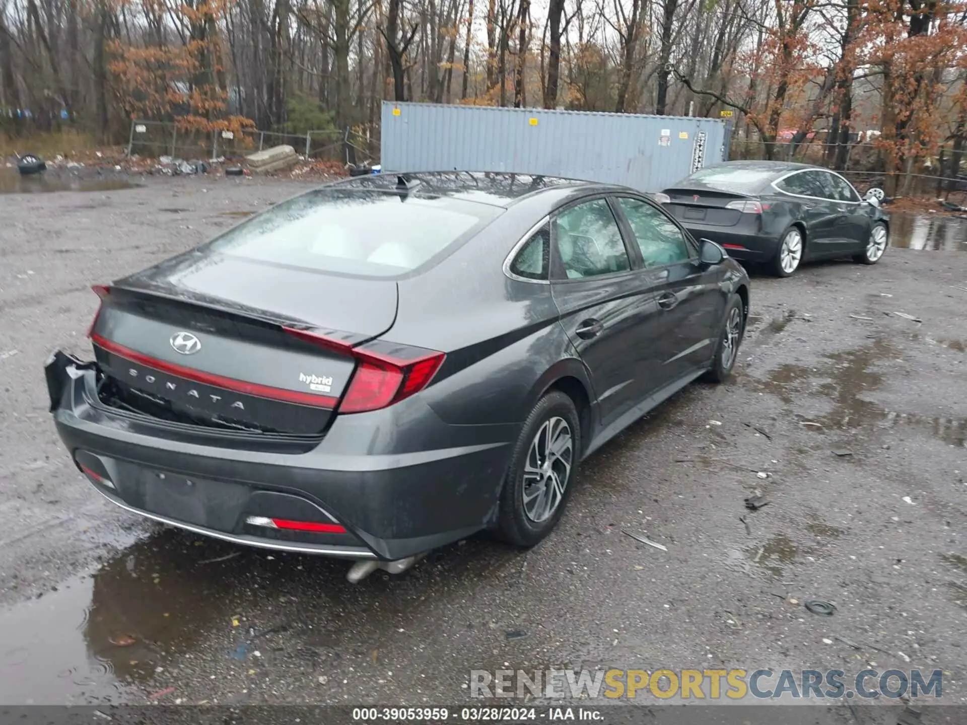 4 Photograph of a damaged car KMHL24JJ1NA049873 HYUNDAI SONATA HYBRID 2022
