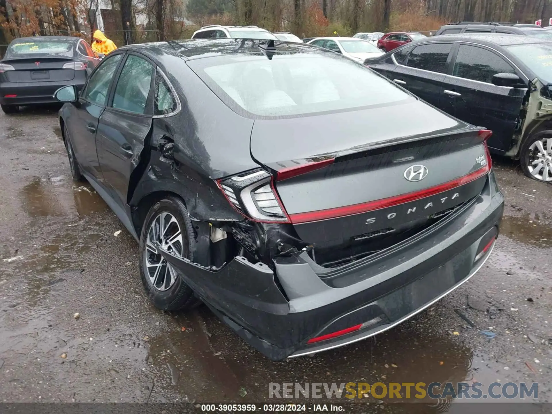 6 Photograph of a damaged car KMHL24JJ1NA049873 HYUNDAI SONATA HYBRID 2022