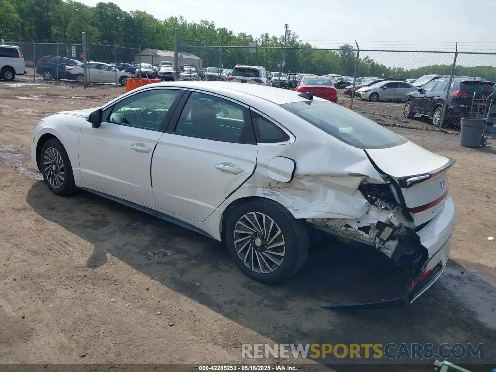 3 Photograph of a damaged car KMHL34JJ5NA047444 HYUNDAI SONATA HYBRID 2022
