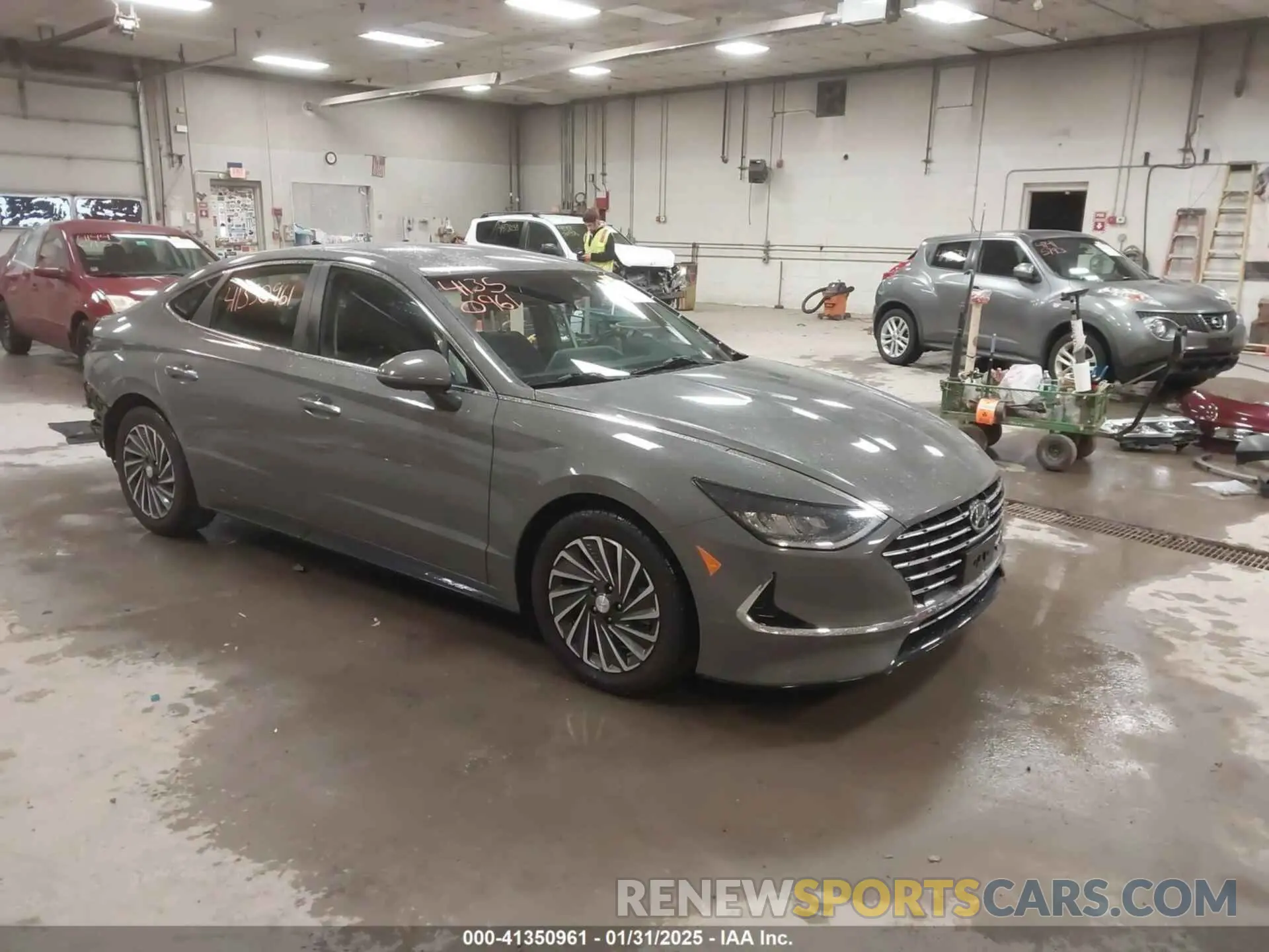 1 Photograph of a damaged car KMHL34JJ5NA047976 HYUNDAI SONATA HYBRID 2022