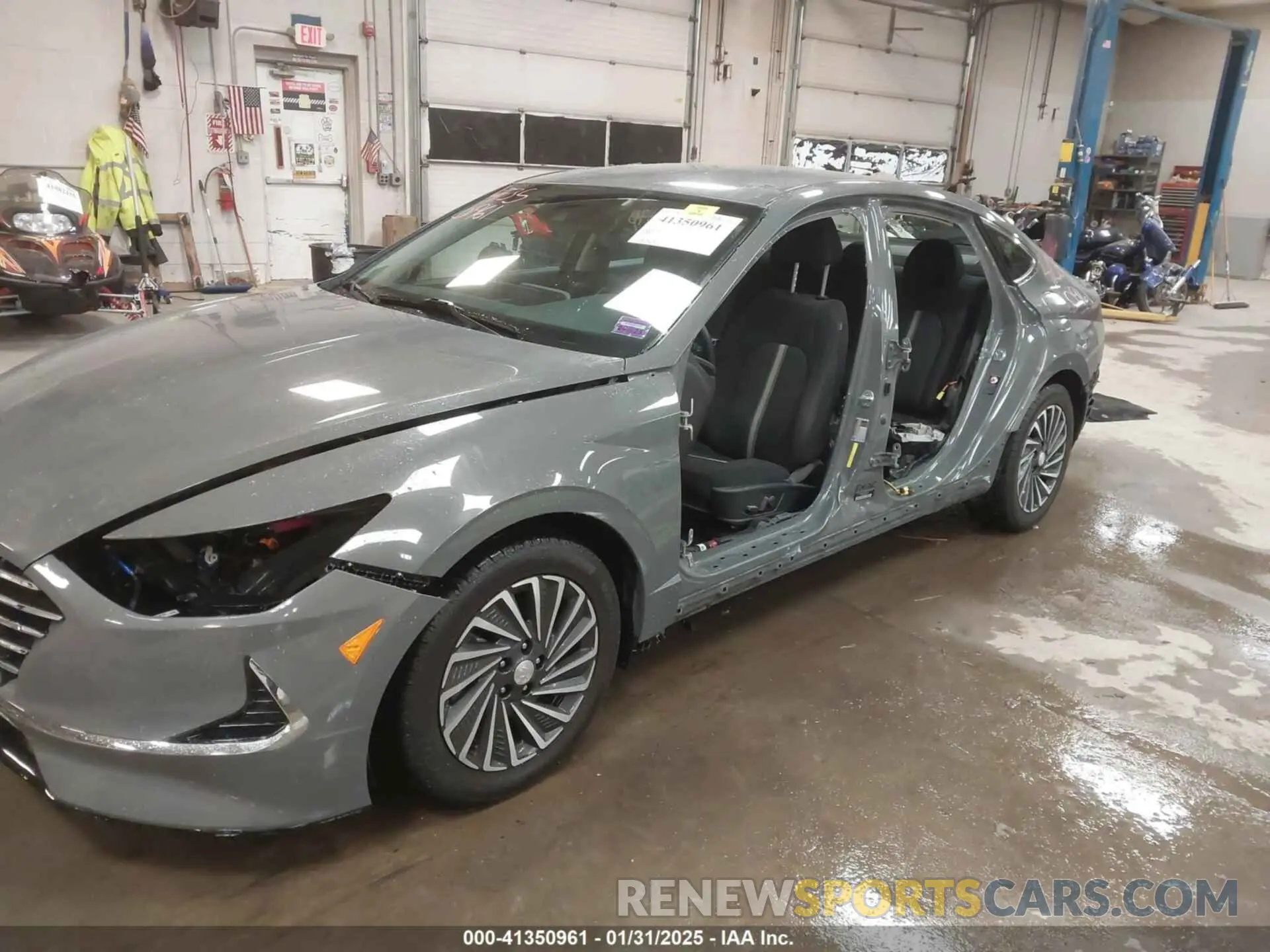 6 Photograph of a damaged car KMHL34JJ5NA047976 HYUNDAI SONATA HYBRID 2022