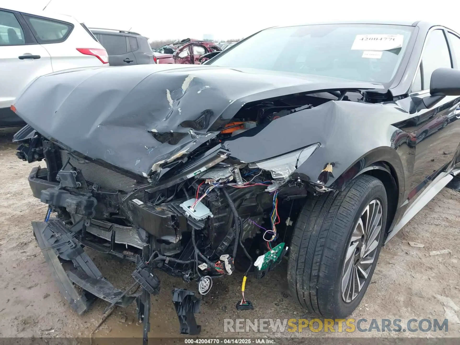 6 Photograph of a damaged car KMHL34JJ6NA050692 HYUNDAI SONATA HYBRID 2022
