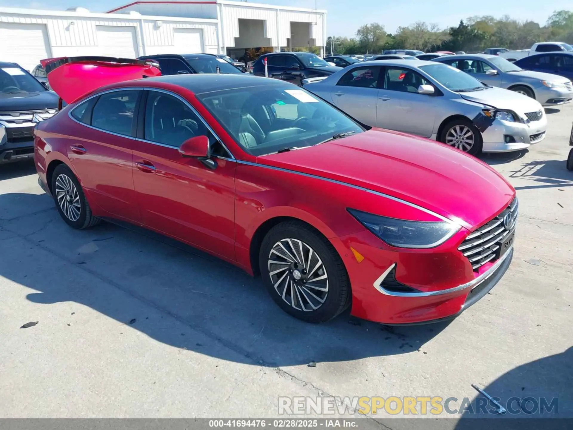 1 Photograph of a damaged car KMHL54JJ3NA039045 HYUNDAI SONATA HYBRID 2022