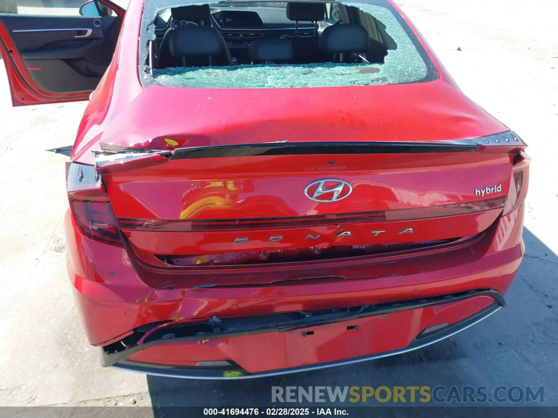 6 Photograph of a damaged car KMHL54JJ3NA039045 HYUNDAI SONATA HYBRID 2022
