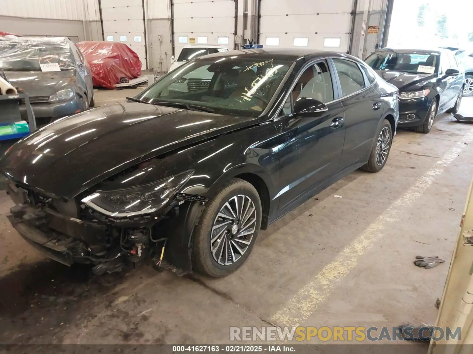 2 Photograph of a damaged car KMHL54JJ5NA038088 HYUNDAI SONATA HYBRID 2022