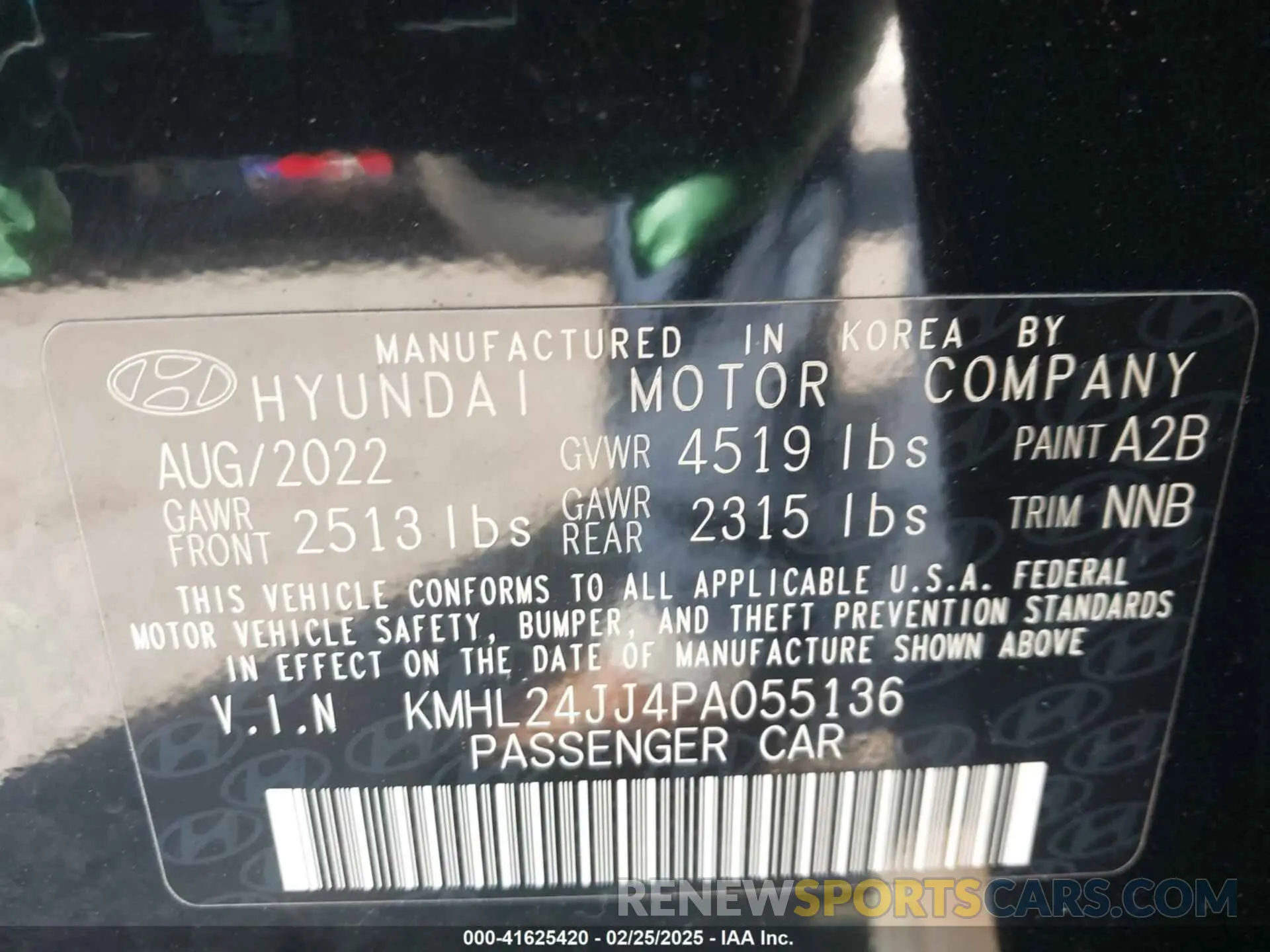 9 Photograph of a damaged car KMHL24JJ4PA055136 HYUNDAI SONATA HYBRID 2023