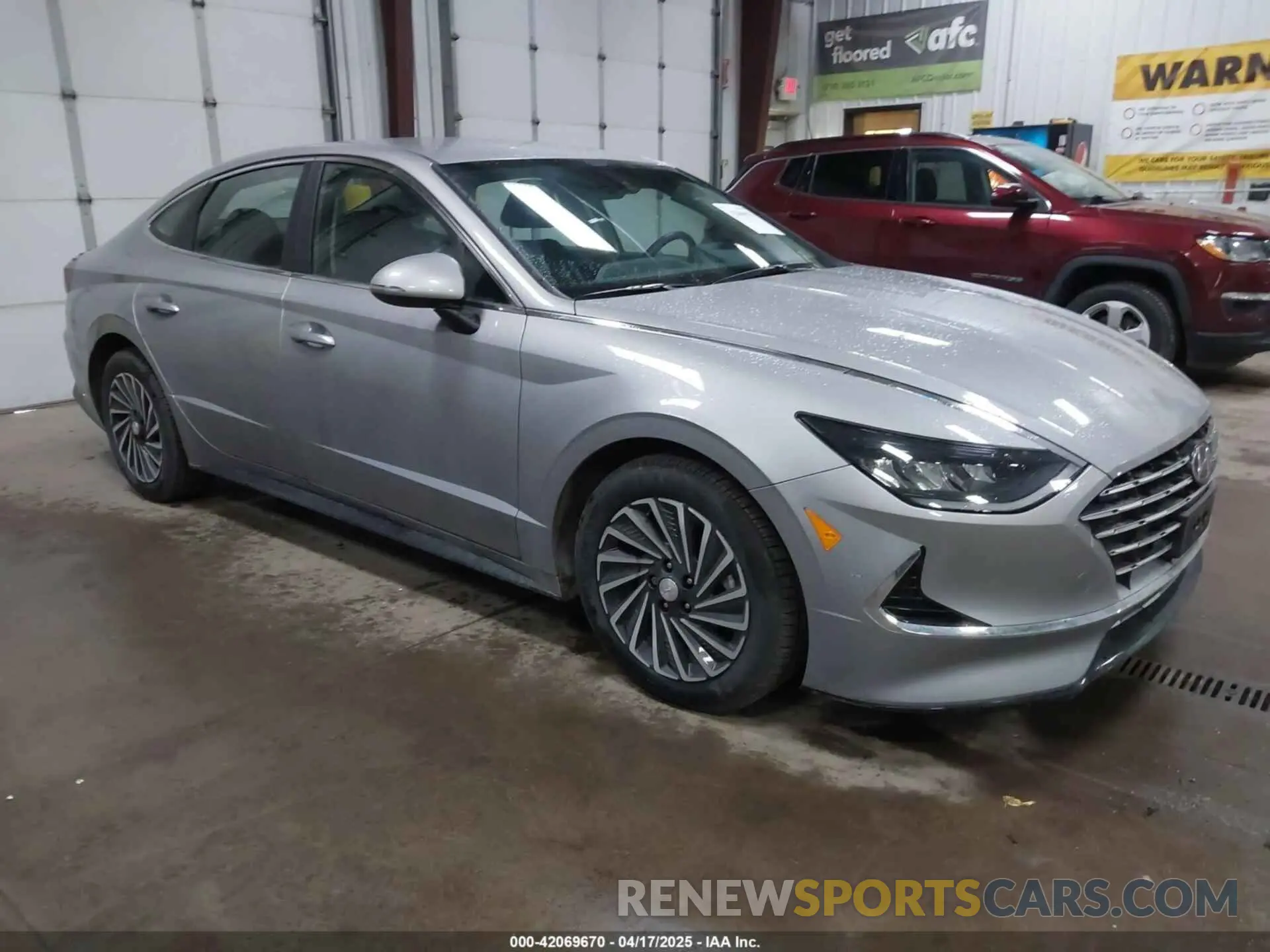 1 Photograph of a damaged car KMHL34JJ0PA055051 HYUNDAI SONATA HYBRID 2023
