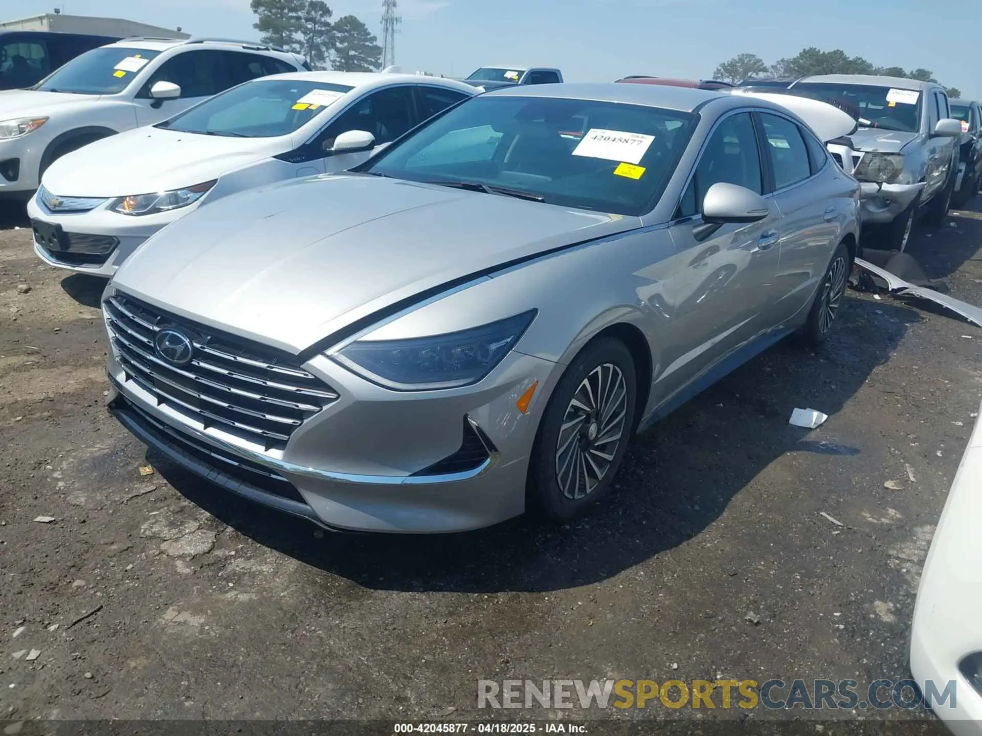2 Photograph of a damaged car KMHL34JJ1PA064213 HYUNDAI SONATA HYBRID 2023