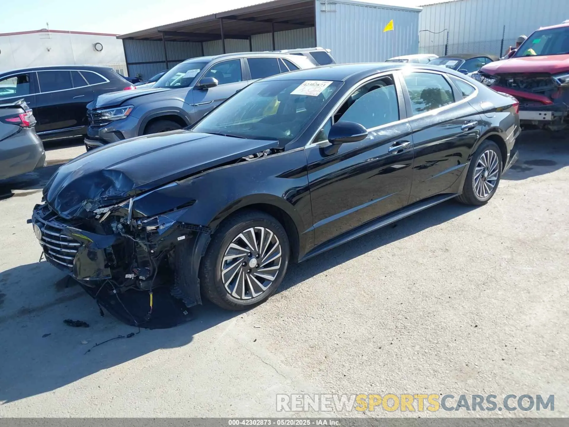 2 Photograph of a damaged car KMHL34JJ1PA081951 HYUNDAI SONATA HYBRID 2023