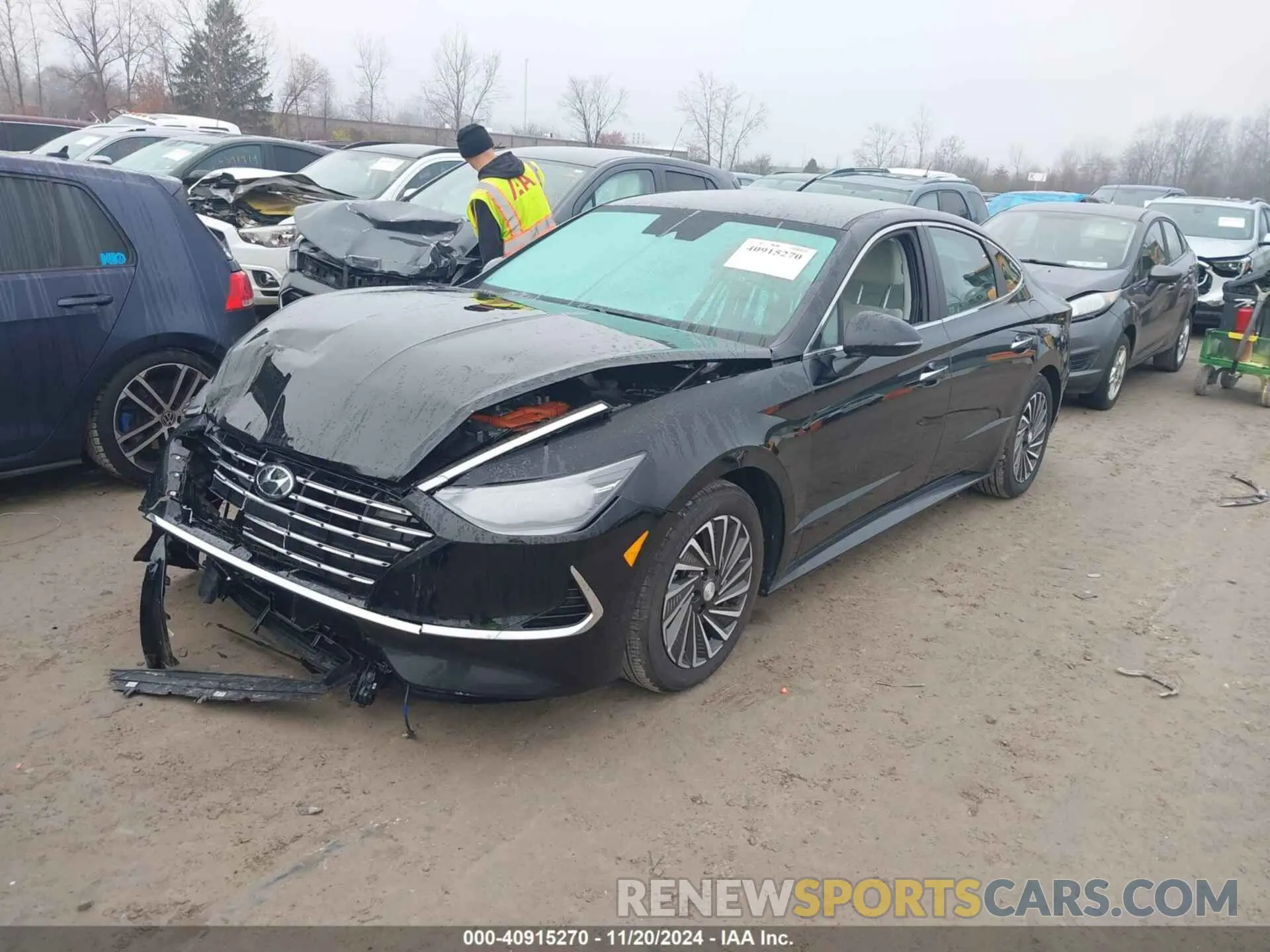 2 Photograph of a damaged car KMHL34JJ4PA079904 HYUNDAI SONATA HYBRID 2023