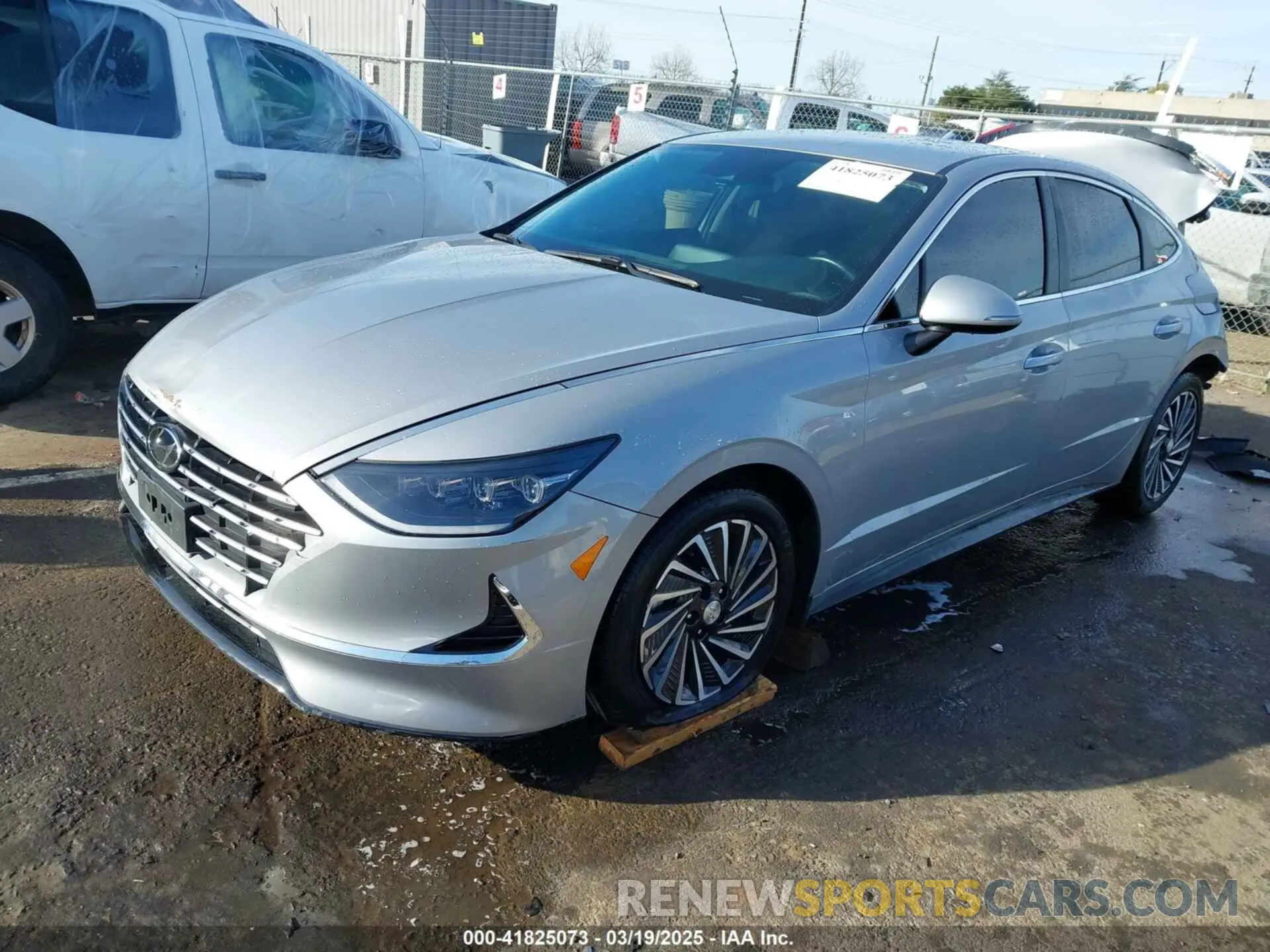 2 Photograph of a damaged car KMHL34JJ5PA071052 HYUNDAI SONATA HYBRID 2023