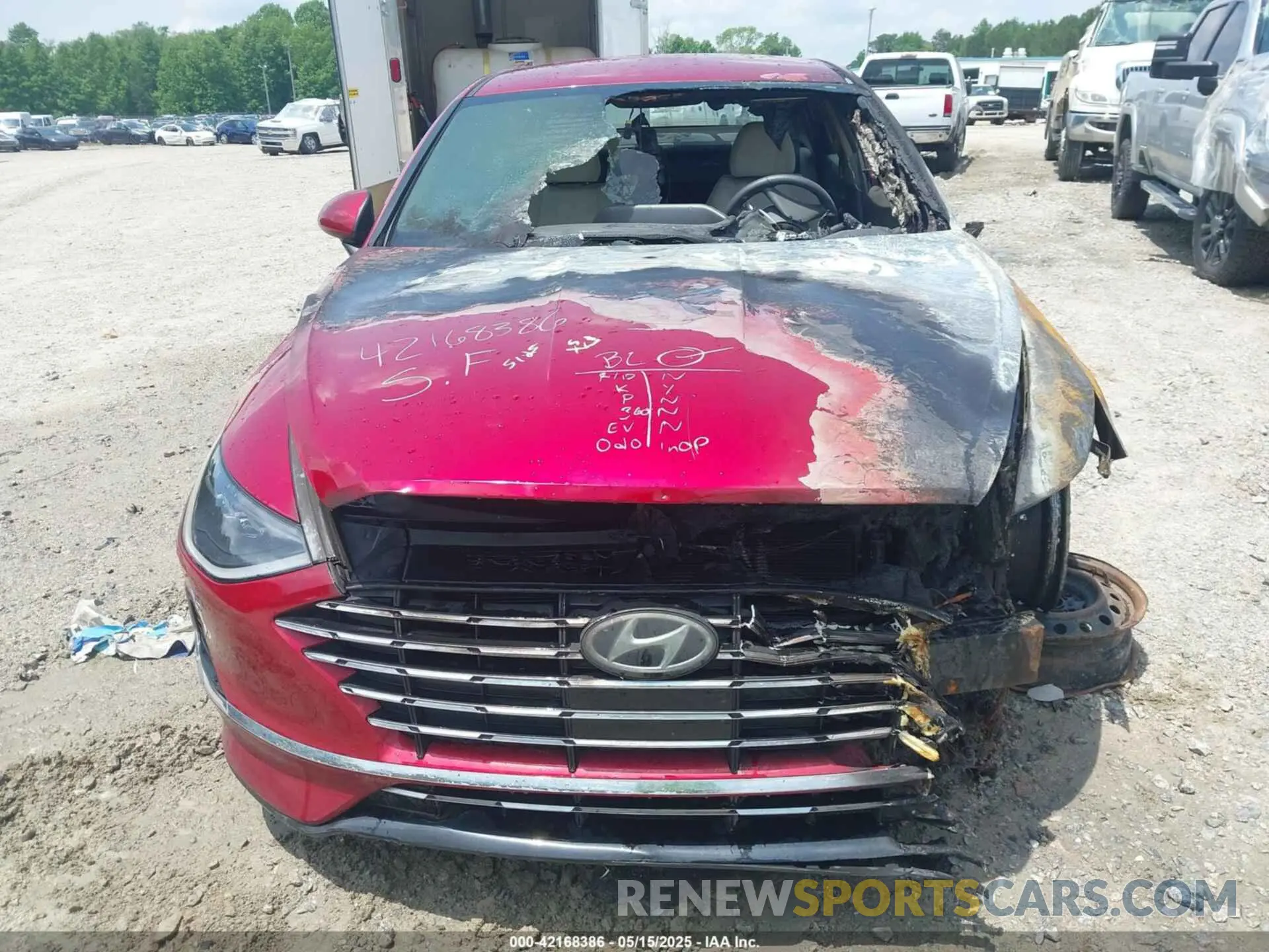 6 Photograph of a damaged car KMHL34JJ6PA070878 HYUNDAI SONATA HYBRID 2023
