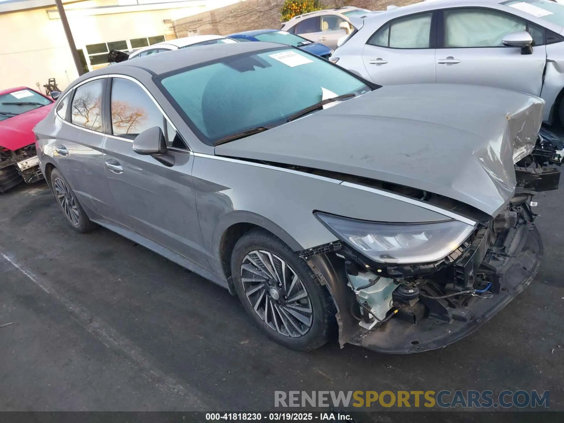 1 Photograph of a damaged car KMHL34JJ8PA058988 HYUNDAI SONATA HYBRID 2023
