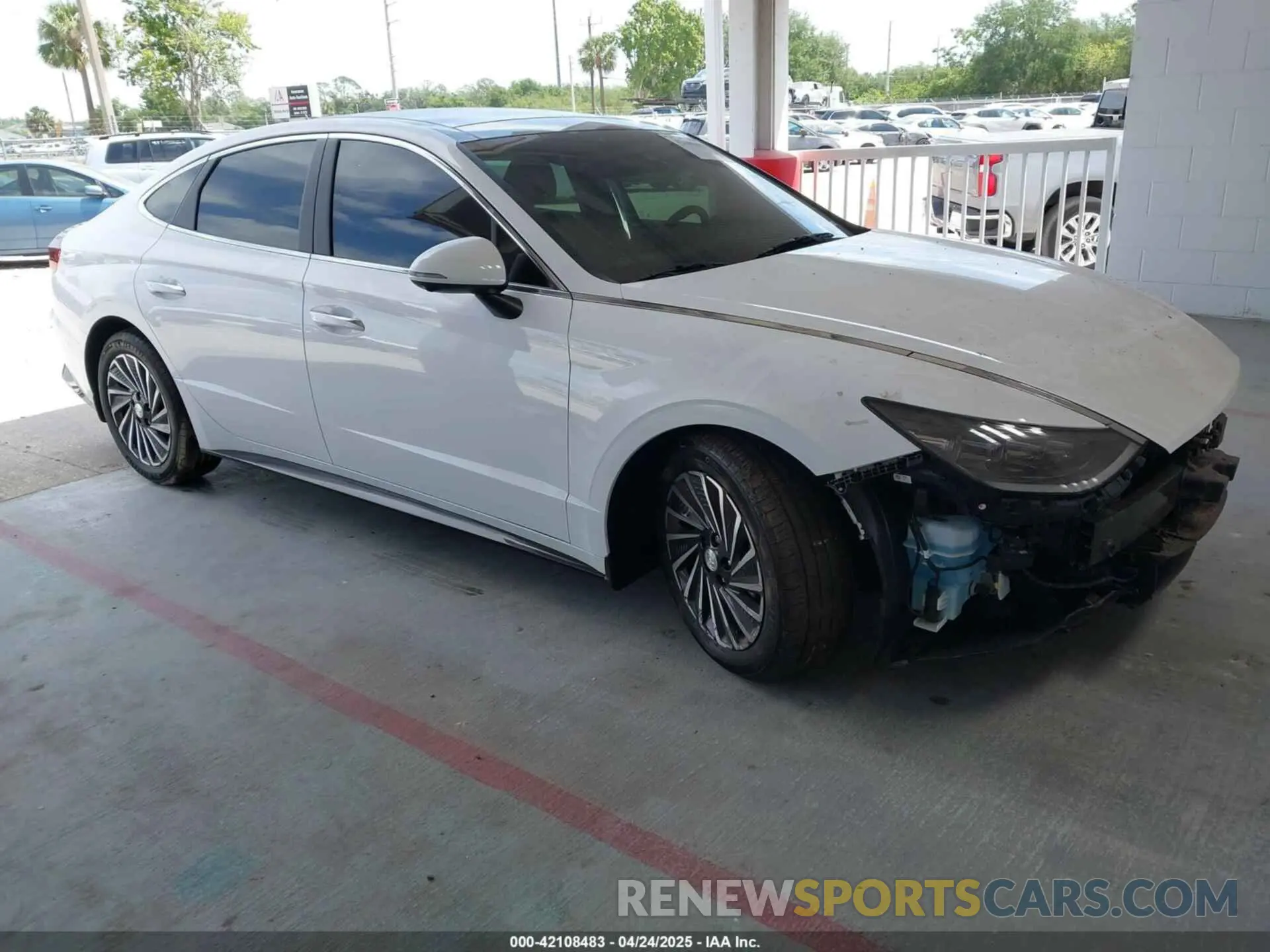 1 Photograph of a damaged car KMHL54JJ0PA071096 HYUNDAI SONATA HYBRID 2023