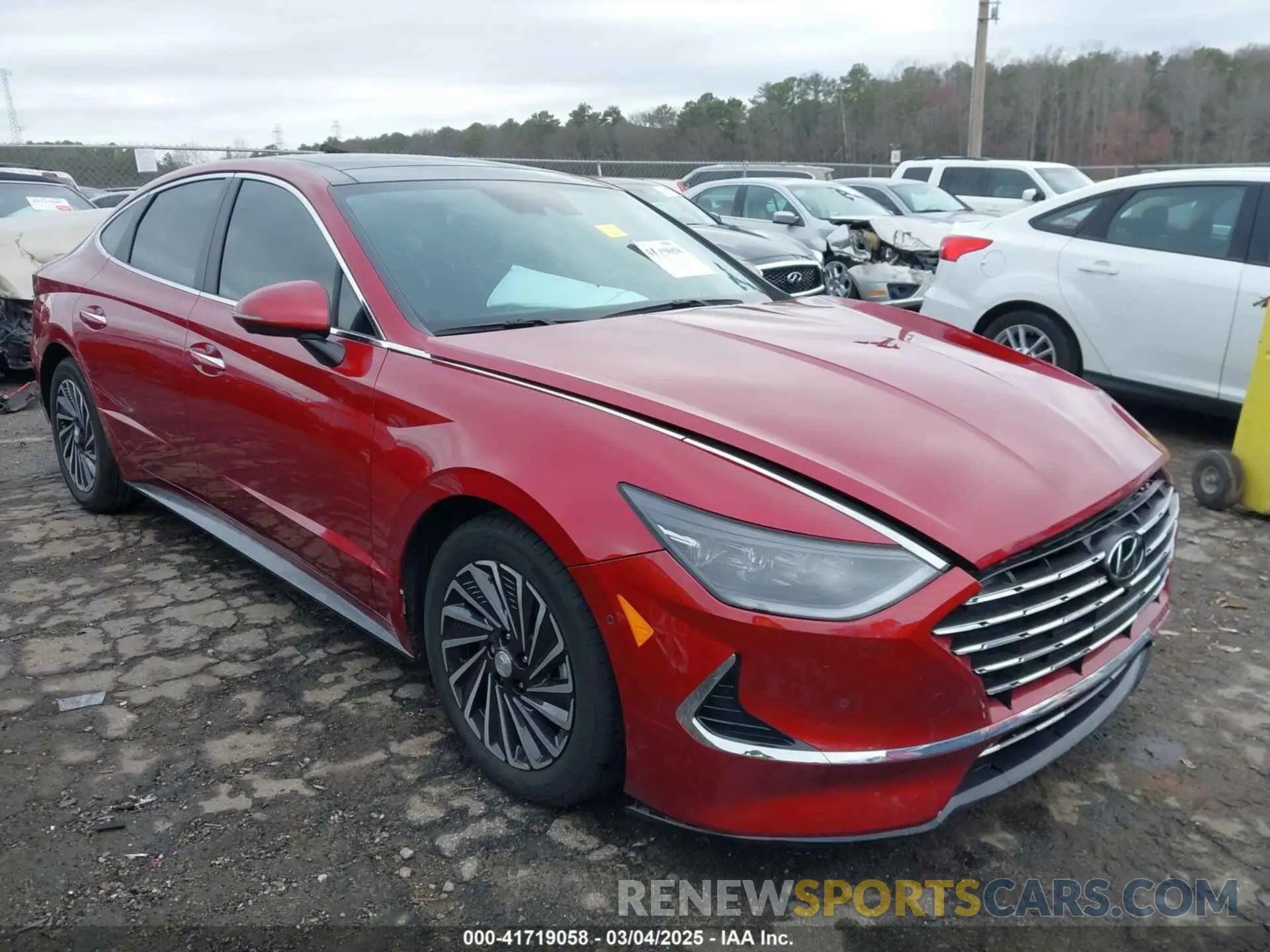 1 Photograph of a damaged car KMHL54JJ1PA076534 HYUNDAI SONATA HYBRID 2023