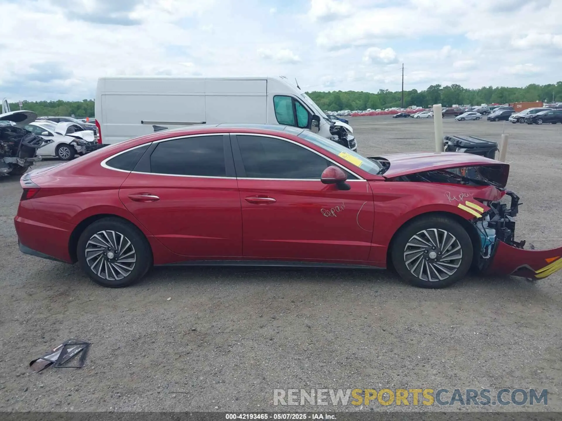 14 Photograph of a damaged car KMHL54JJ1PA082298 HYUNDAI SONATA HYBRID 2023