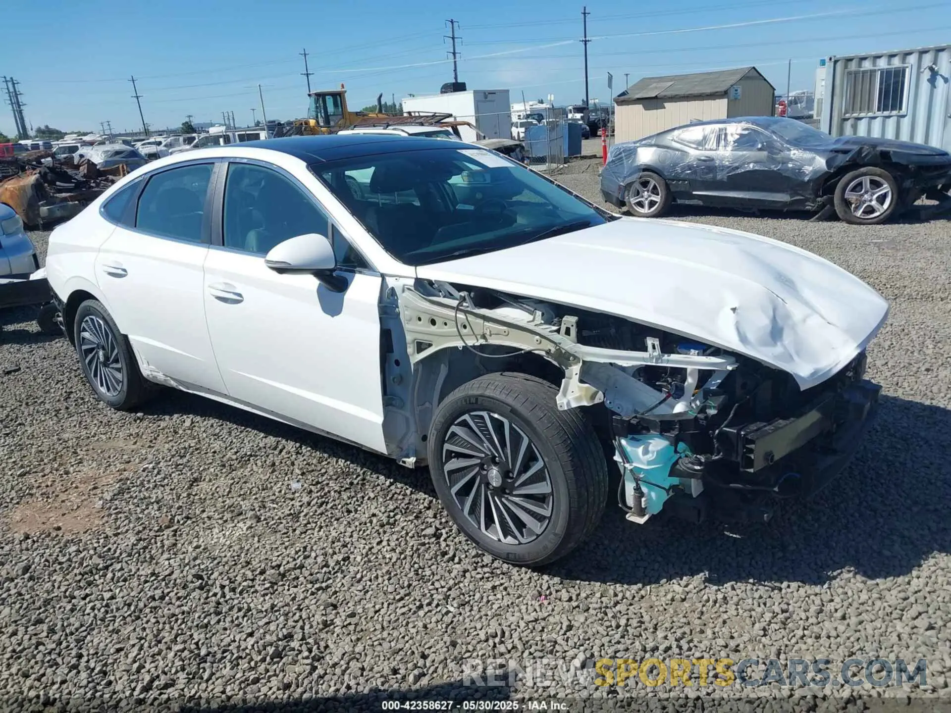 1 Photograph of a damaged car KMHL54JJ6PA080112 HYUNDAI SONATA HYBRID 2023