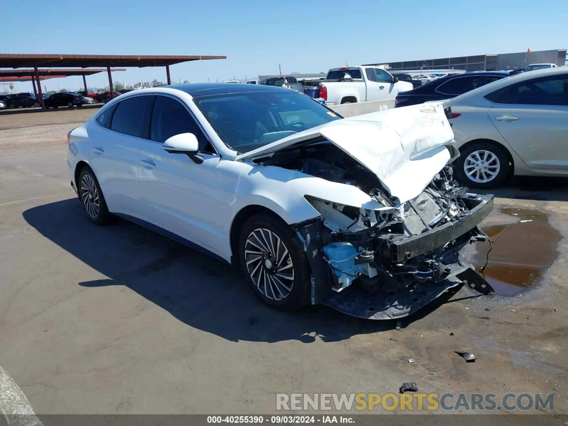 1 Photograph of a damaged car KMHL54JJ8PA059858 HYUNDAI SONATA HYBRID 2023