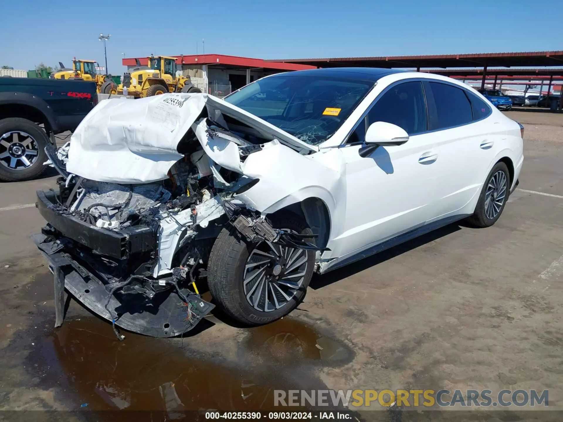 2 Photograph of a damaged car KMHL54JJ8PA059858 HYUNDAI SONATA HYBRID 2023