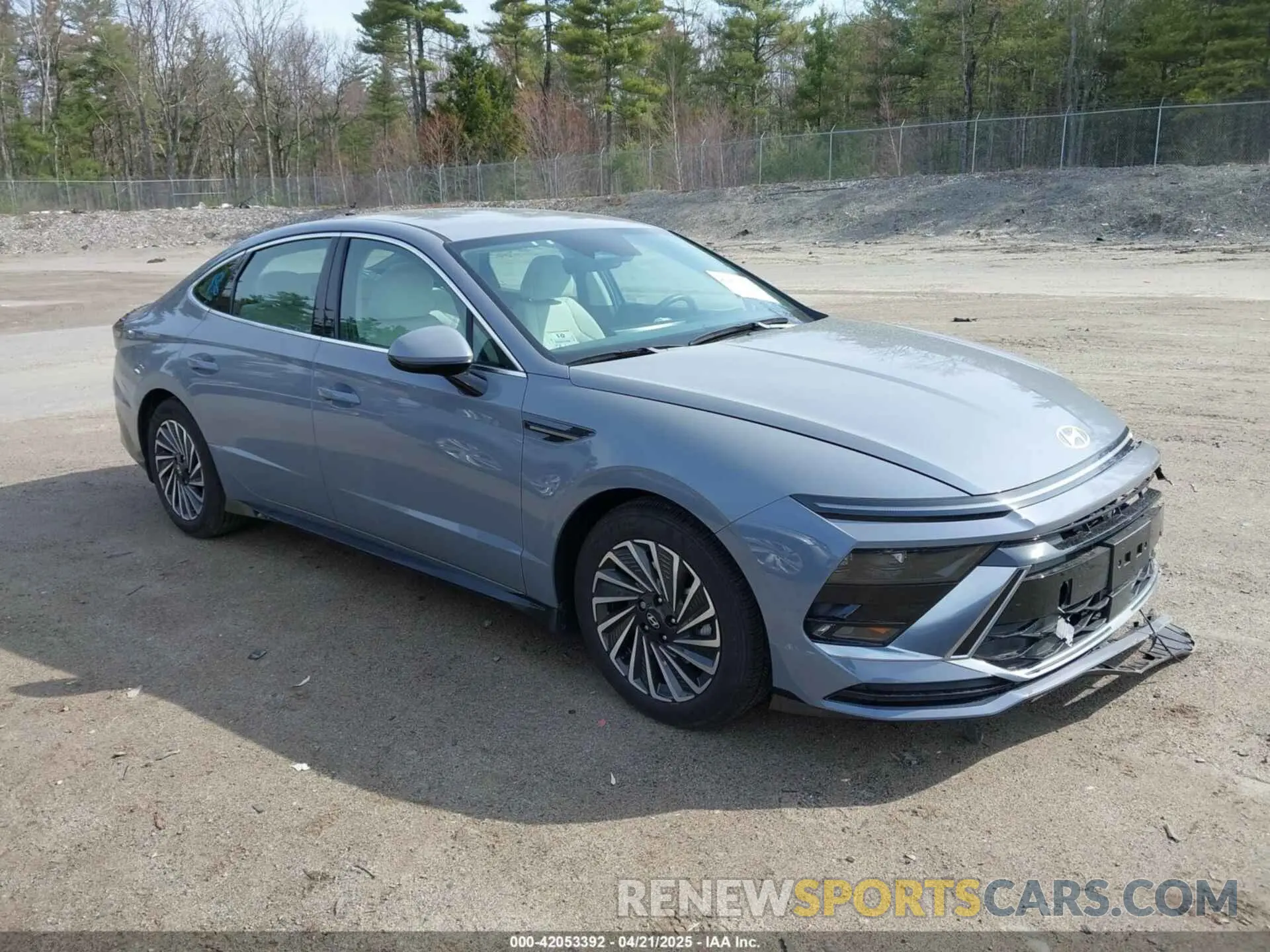 1 Photograph of a damaged car KMHL34JJ1RA100694 HYUNDAI SONATA HYBRID 2024