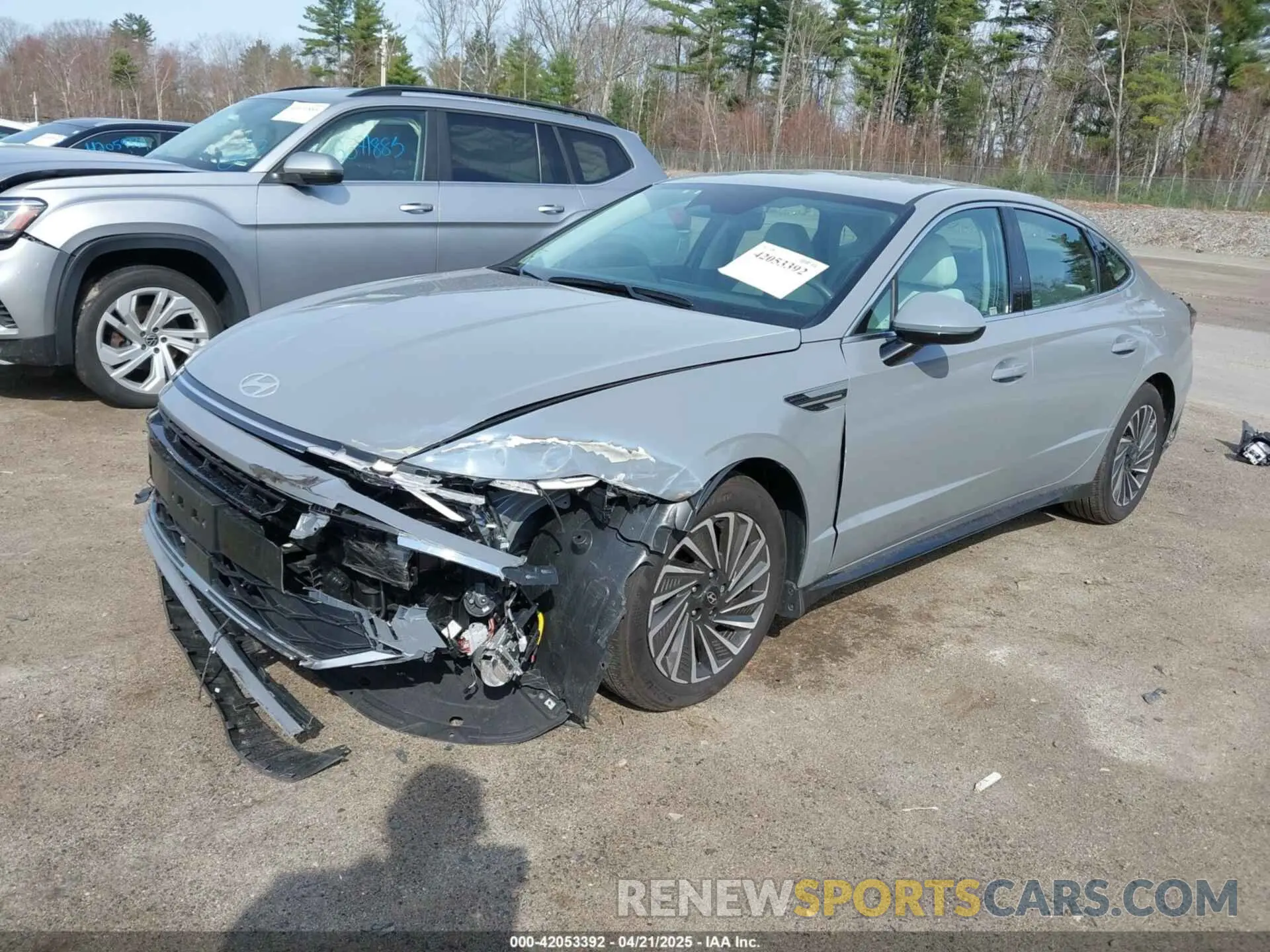 2 Photograph of a damaged car KMHL34JJ1RA100694 HYUNDAI SONATA HYBRID 2024