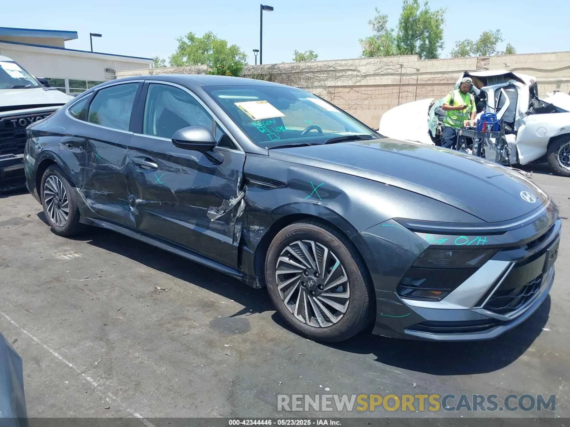 6 Photograph of a damaged car KMHL34JJ5RA097329 HYUNDAI SONATA HYBRID 2024