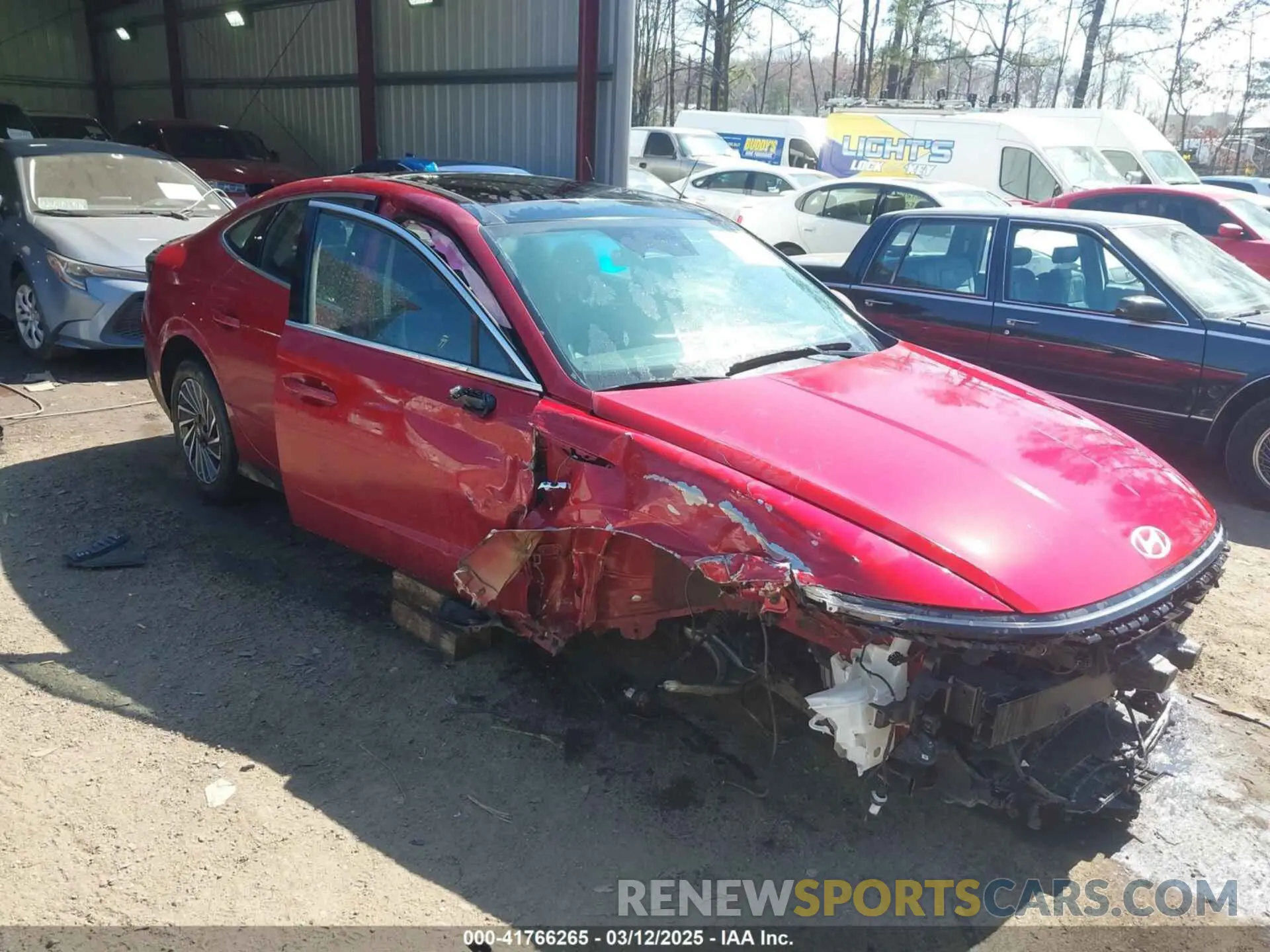 1 Photograph of a damaged car KMHL54JJ8RA086609 HYUNDAI SONATA HYBRID 2024